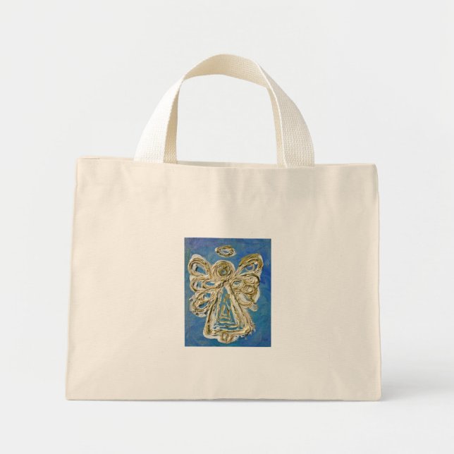 Blue Angel Tote Bag Mini Stoffbeutel (Vorne)