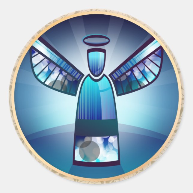 Blue Angel, Urlaubsplanung Runder Aufkleber (Vorderseite)