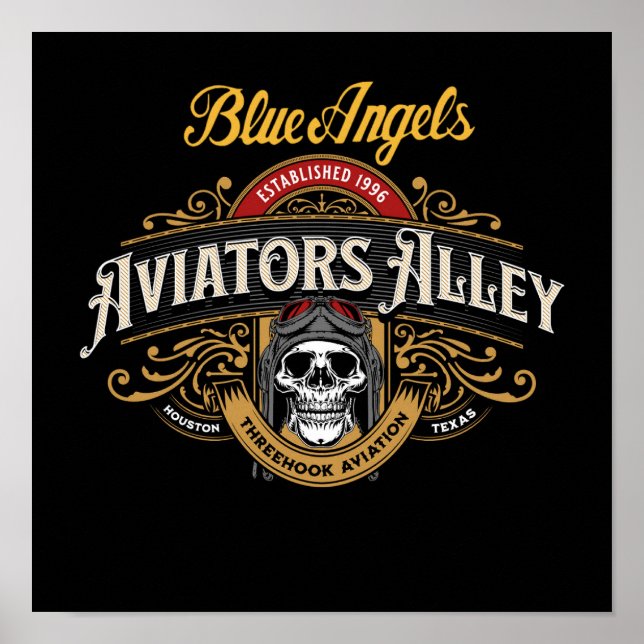 Blue Angels - Aviators Alley Small Poster (Vorne)