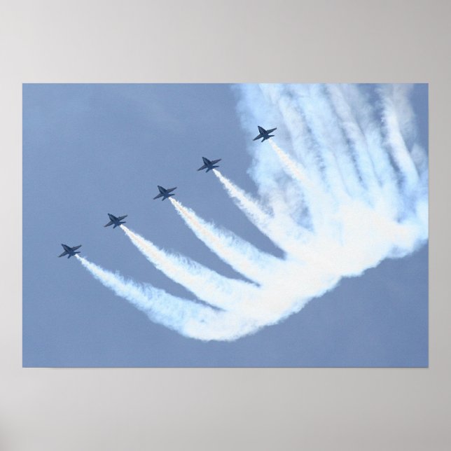 Blue Angels FA-18 Poster (Vorne)