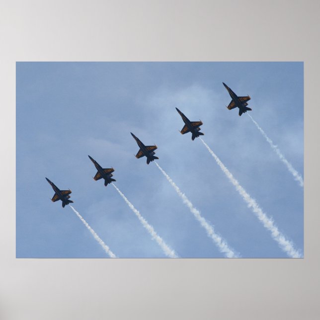 Blue Angels FA-18 Poster (Vorne)