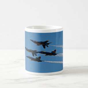 Blue Angels Four Ship Formation Coffee Tasse
