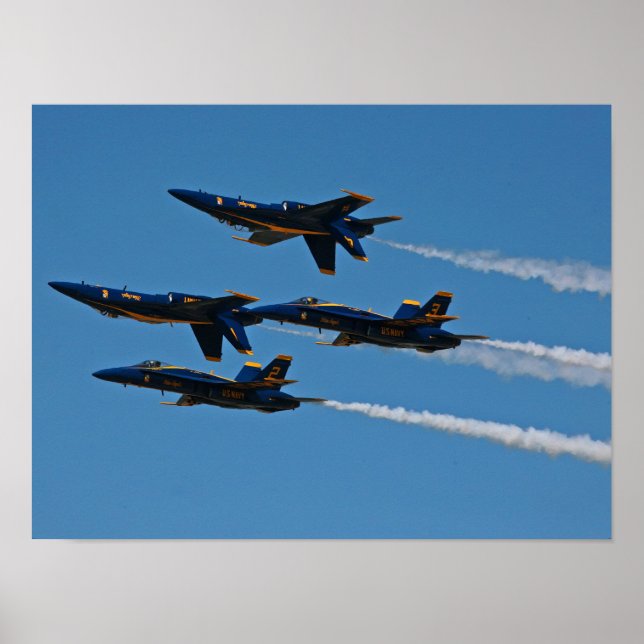 Blue Angels Four Ship Formation Poster (Vorne)