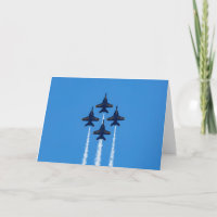 Blue Angels Grußkarte