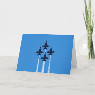 Blue Angels Grußkarte Dankeskarte