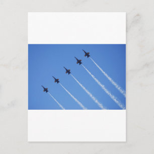 Blue Angels in Flight Postkarte