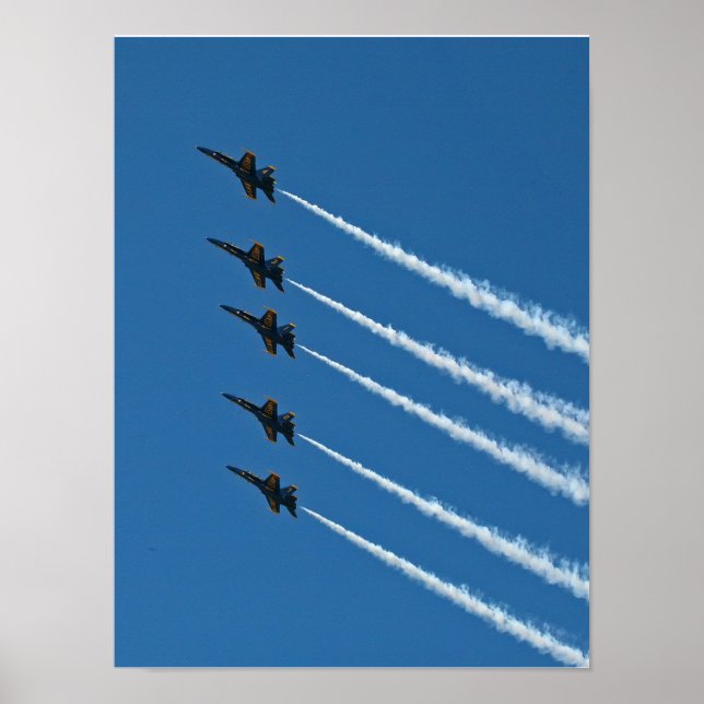 Blue Angels Line Abreast Formation Poster (Vorne)