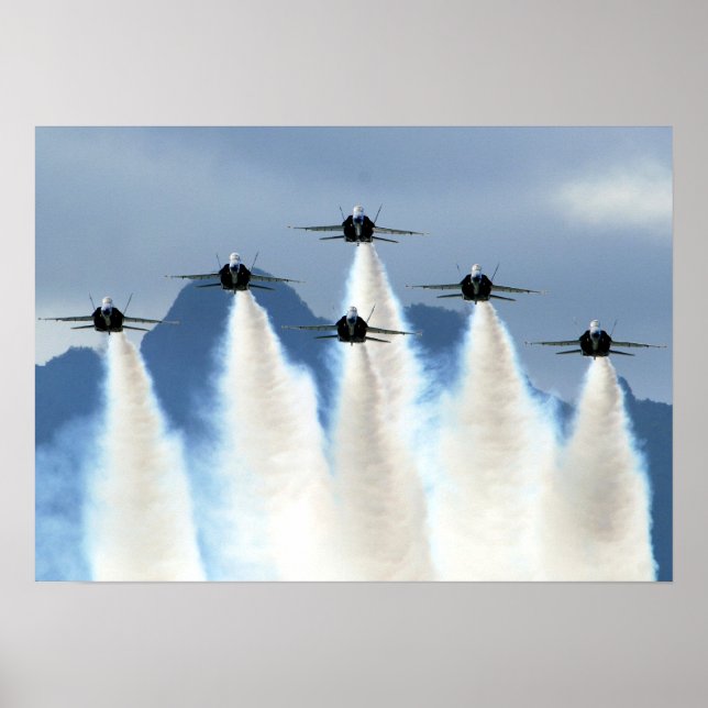 Blue_Angels_on_Delta_Formation Poster (Vorne)