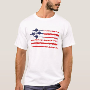 Blue Angels USA Flag T - Shirt