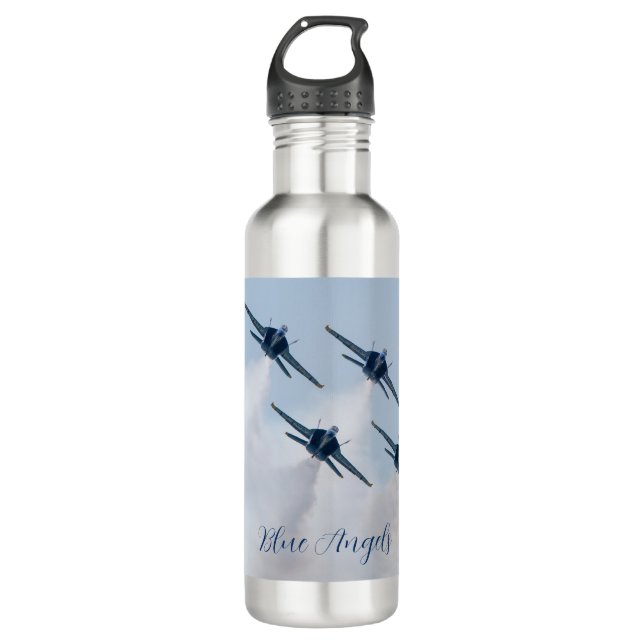 Blue Angels Water Flasche Edelstahlflasche (Vorderseite)