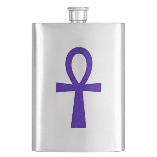 Blue Ankh Classic Flask Flachmann