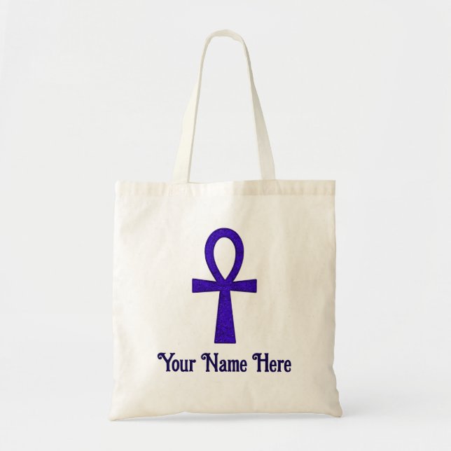 Blue Ankh Tasche (Vorne)