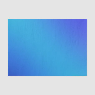 Blue Aqua Bright Ombre Gradient Seidenpapier