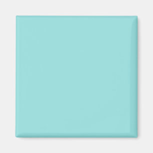 Blue Aqua schlicht Magnet