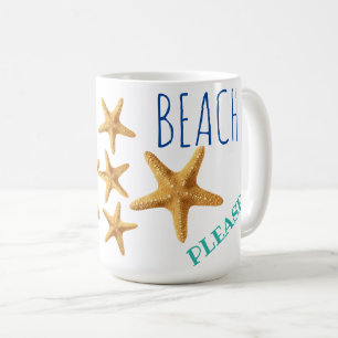 Blue & Aquamarin Beach Bitte ! Starfish Classic Kaffeetasse