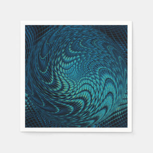 Blue Aquamarin Decorative Napkins Serviette