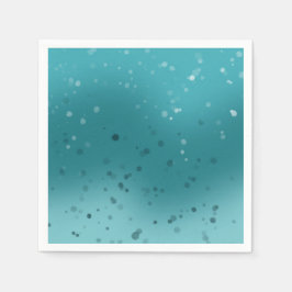 Blue Aquamarin Sparkle Serviette