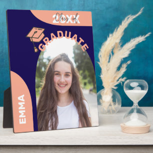 Blue Arch Design 2025 Graduate Foto Ankündigung Fotoplatte