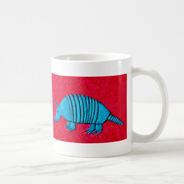 Blue Armadillo Tasse (Rechts)