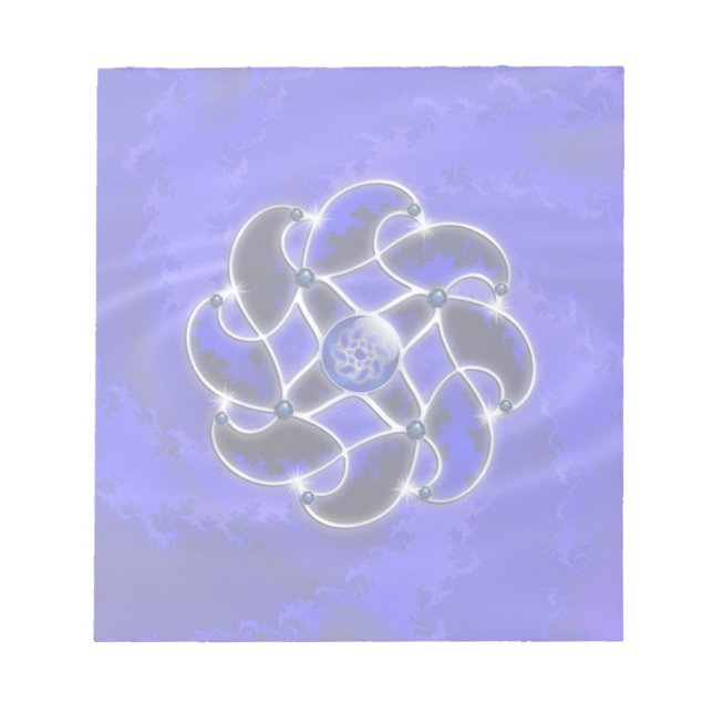 Blue As Sea Notepad Notizblock (Vorderseite)