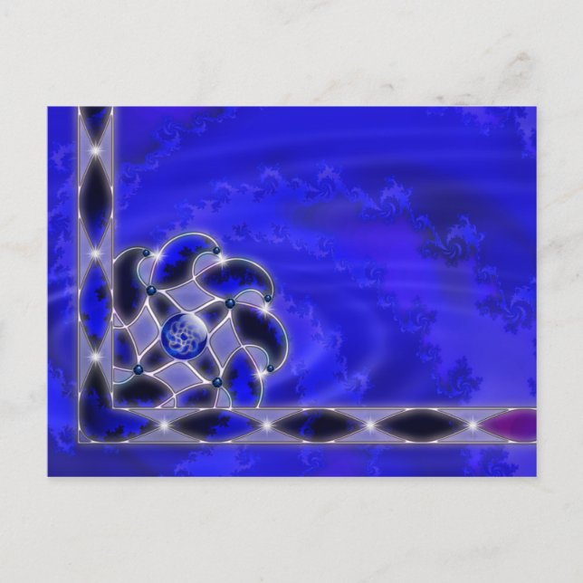 Blue As Sea Postcard Postkarte (Vorderseite)