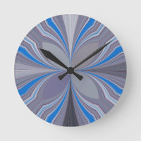 Blue Ash Gray Polka Dot Textur Kunst drucken
