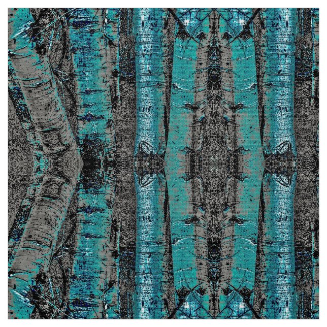 Blue Aspens Stoff (Muster)