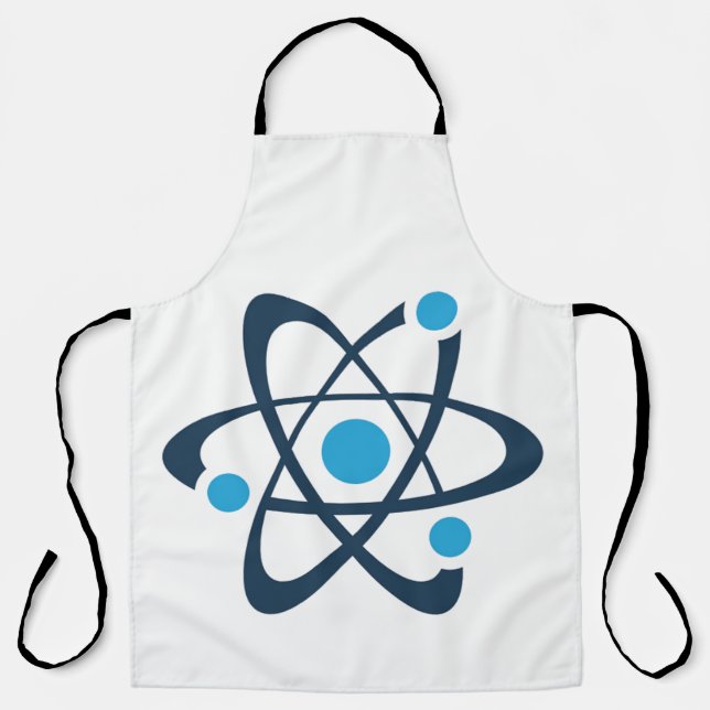 Blue Atom Science Design-Schürze Schürze (Vorderseite)