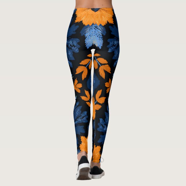 Blue Autum Leggings (Rückseite)