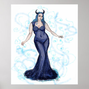 Blue Ava Wirbel Poster