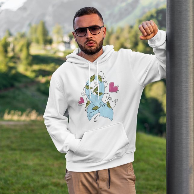 Blue Awareness Ribbon Hoodie (Von Creator hochgeladen)