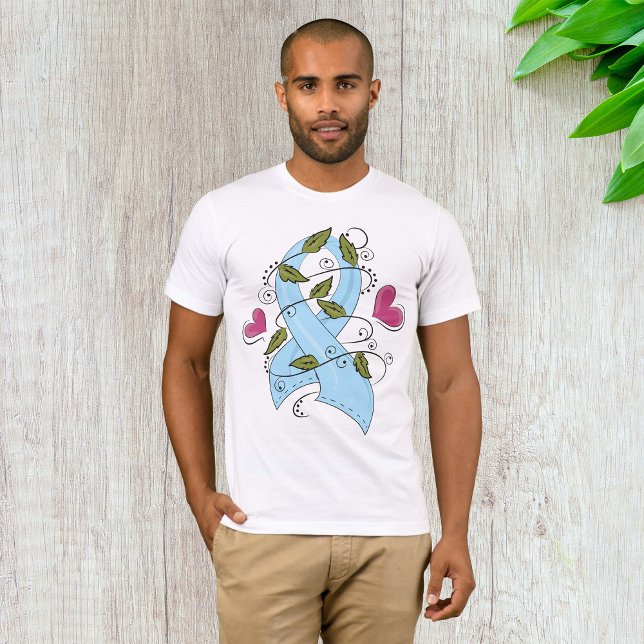 Blue Awareness Ribbon T-Shirt (Von Creator hochgeladen)
