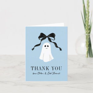 Blue Baby Boo Ghost Halloween Vielen Dank Dankeskarte