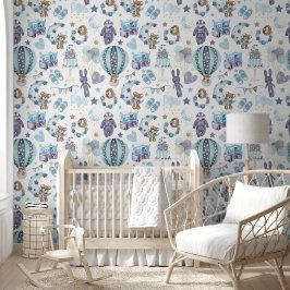 Blue Baby Boy Kinderzimmer Tapete