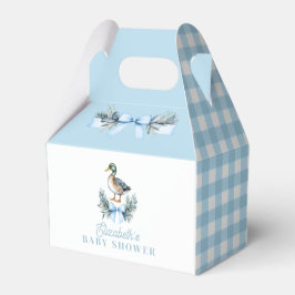 Blue Baby Boy Mallard Duck Baby Duck Geschenkschachtel