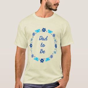 Blue Baby Boy Schmetterlinge und Blume Custom T-Shirt