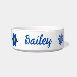 Blue Baby Boy Schmetterlinge und Blume Individuell Napf