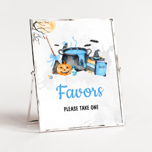 Blue Baby braut Hexen-Geschenke-Schild Poster