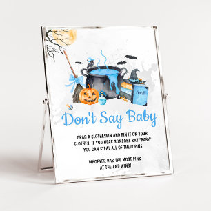 Blue Baby braut sich zusammen Hexe Don't Say Baby  Poster