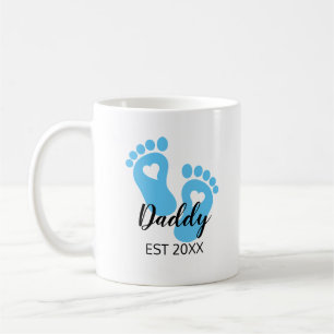 Blue Baby Feed New Dad Baby Boy Kaffeetasse