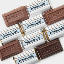 Blue Baby Giraffe Monogram