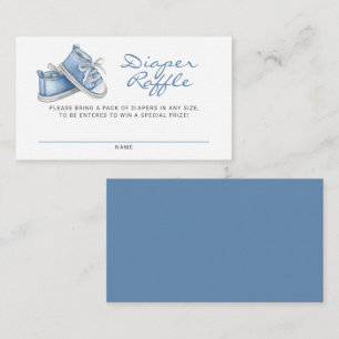 Blue Baby Hinterns Babydusche Windelwanne Begleitkarte