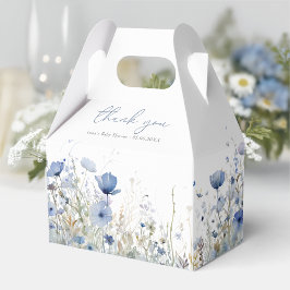 Blue Baby in Bloom Wildblume Baby Duschkabine Geschenkschachtel