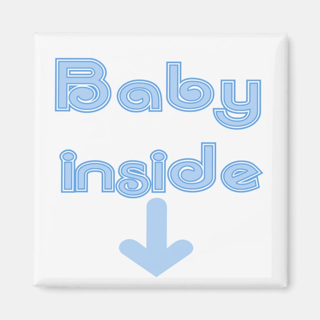 Blue Baby Inside Magnet (Vorne)