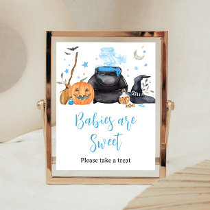 Blue Baby is Brewing Babys sind süß Schild