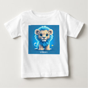 Blue Baby Lion für Löwenliebhaber T-shirt