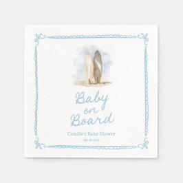 Blue Baby on Board Beach Baby Dusche Serviette