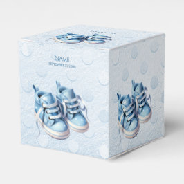 Blue Baby Shoes Favor Box Geschenkschachtel