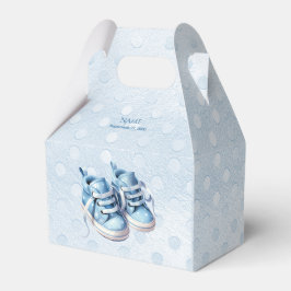 Blue Baby Shoes Favor Box Geschenkschachtel