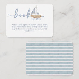 Blue Baby Showbook für Baby Enclosure Card Begleitkarte